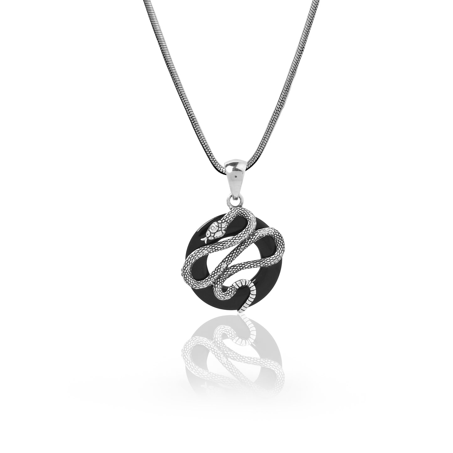 Coiled Snake Pendant