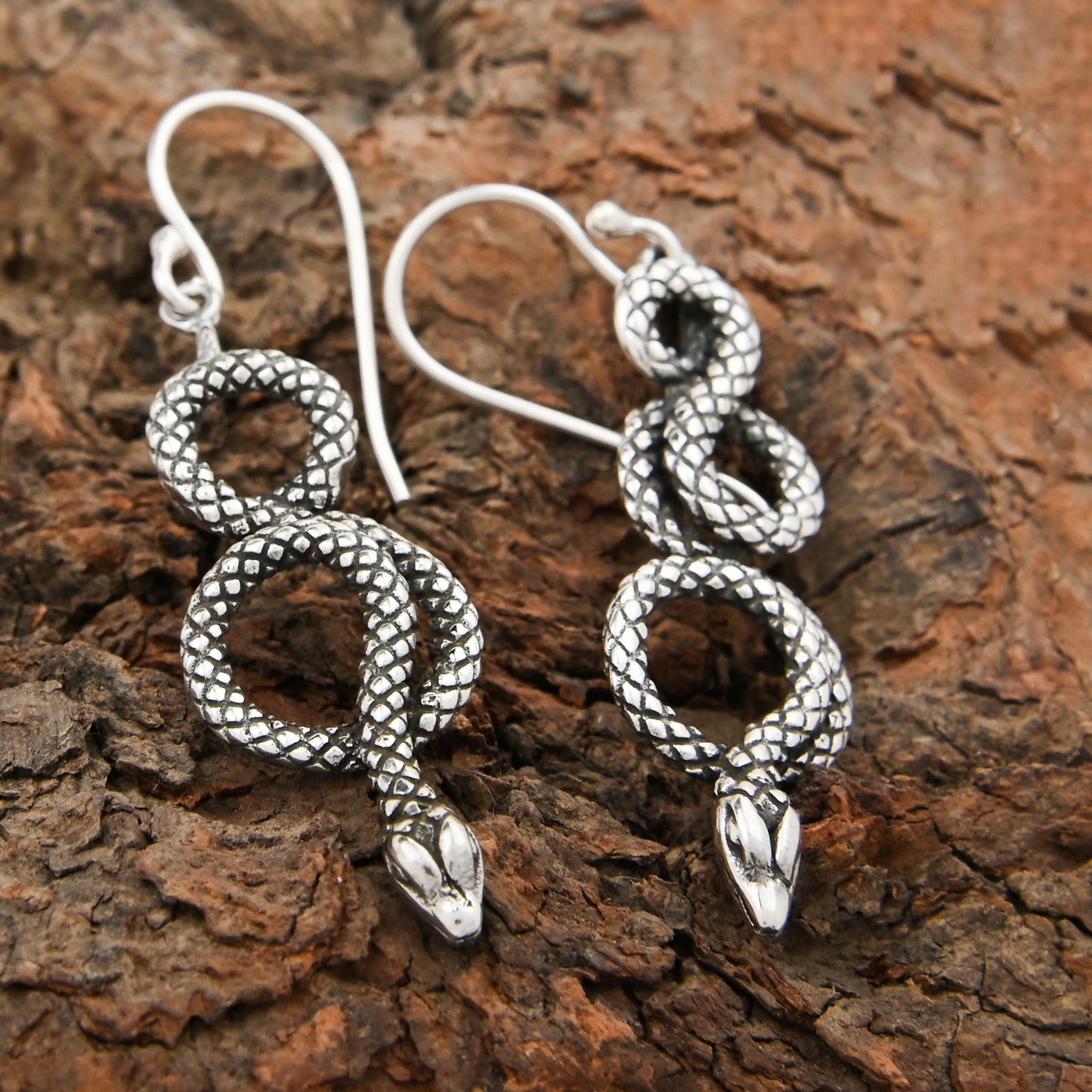Slithering Snake Earrings