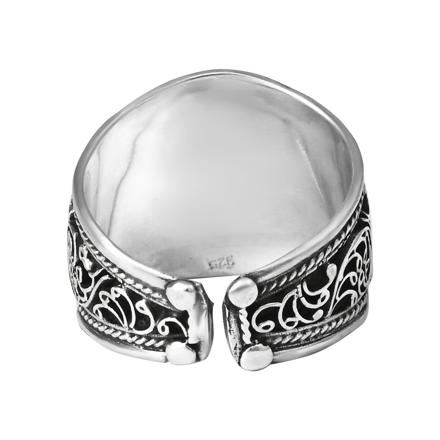 Filigree Stone Ring