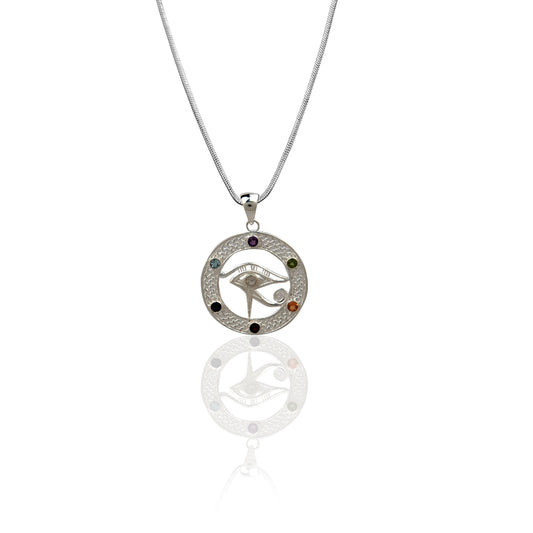 Eye Of Horus Chakra Pendant