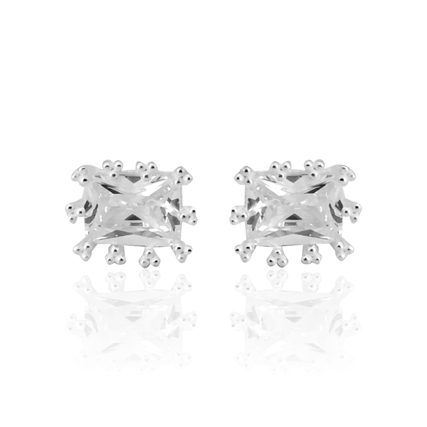 Rectangle Ear Studs