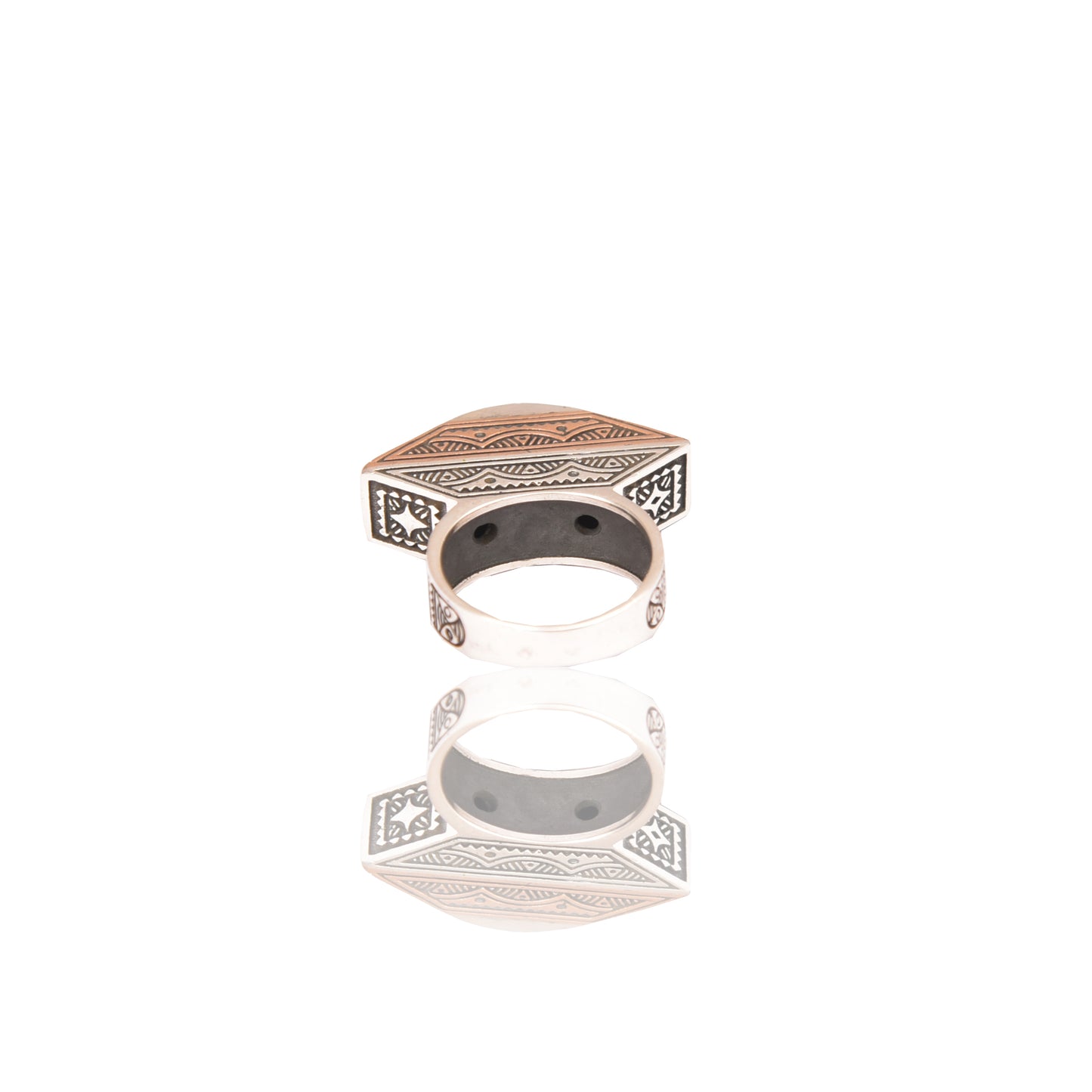 Dual-Tone Tuareg Ring