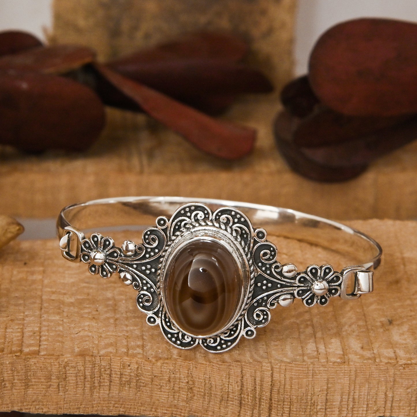 Indonesian Style Oval Bangle