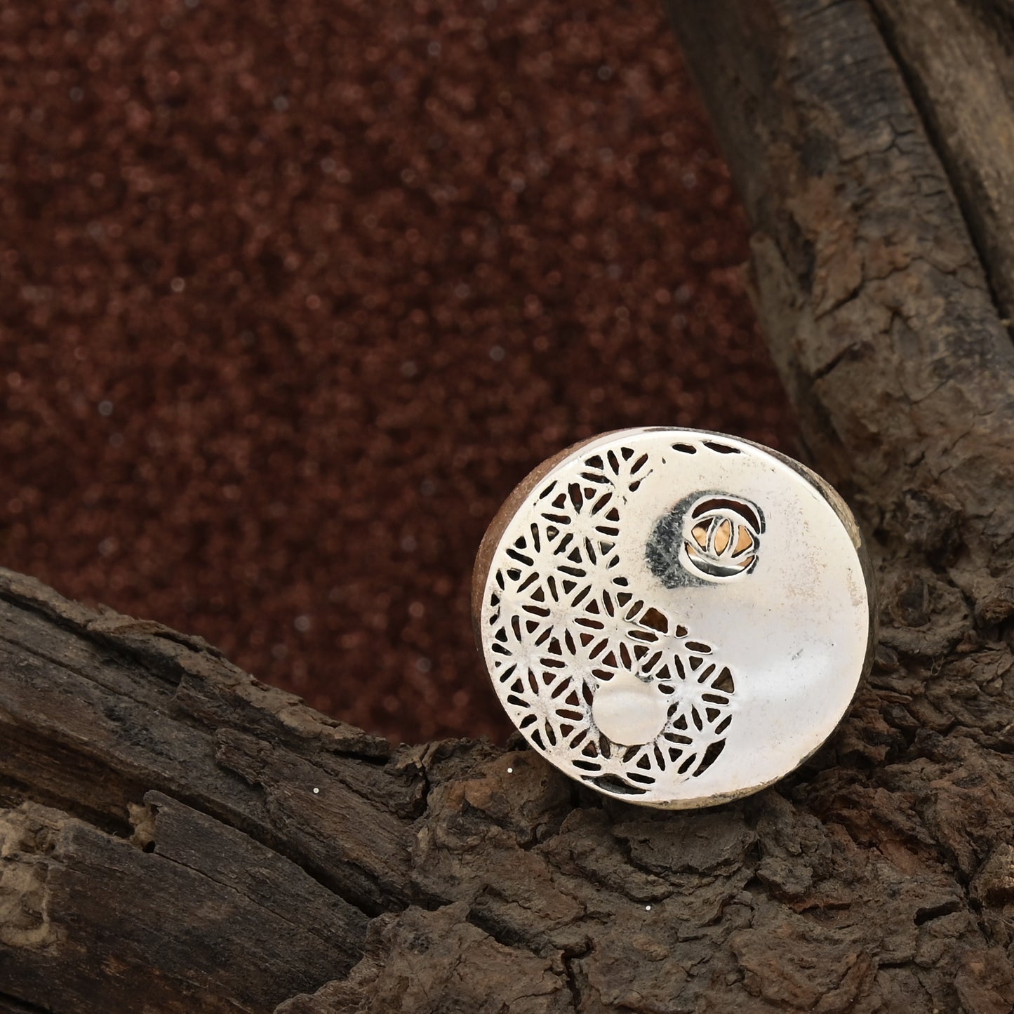 Flower Of Life Yin-Yang Ring