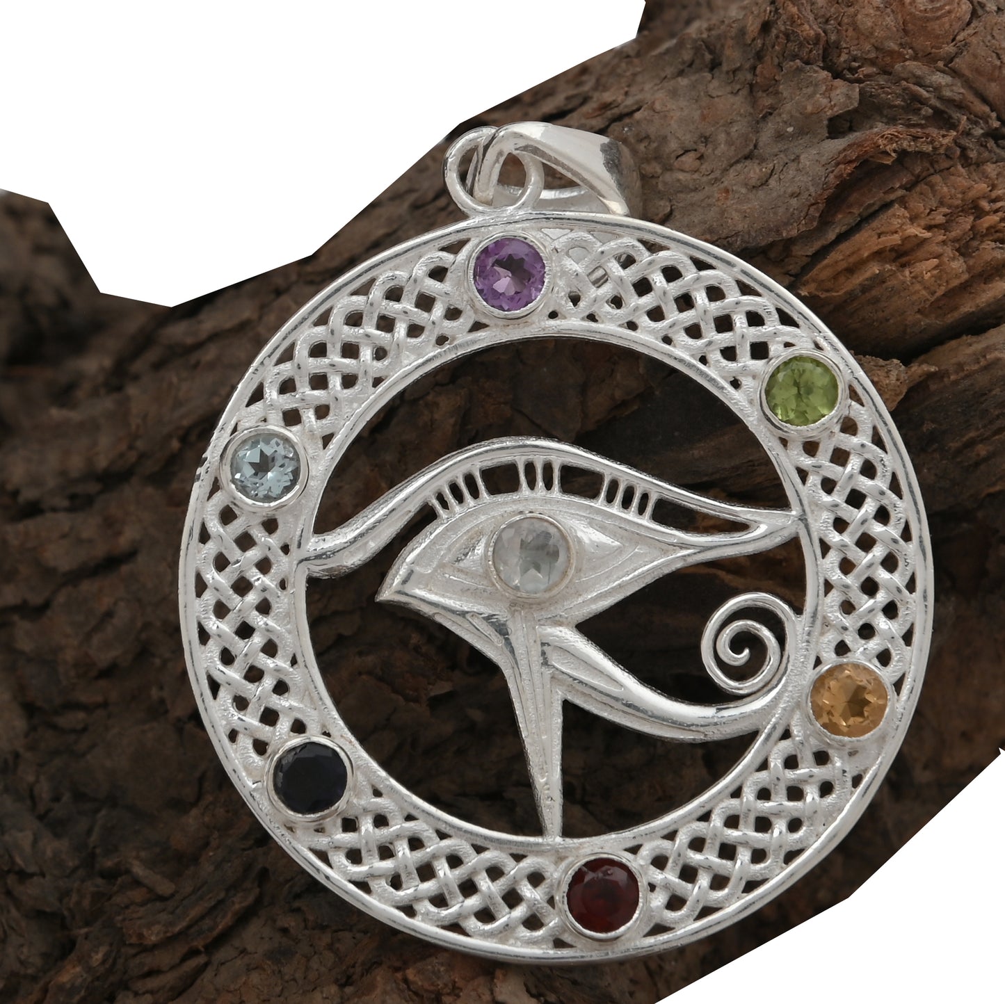 Eye Of Horus Chakra Pendant