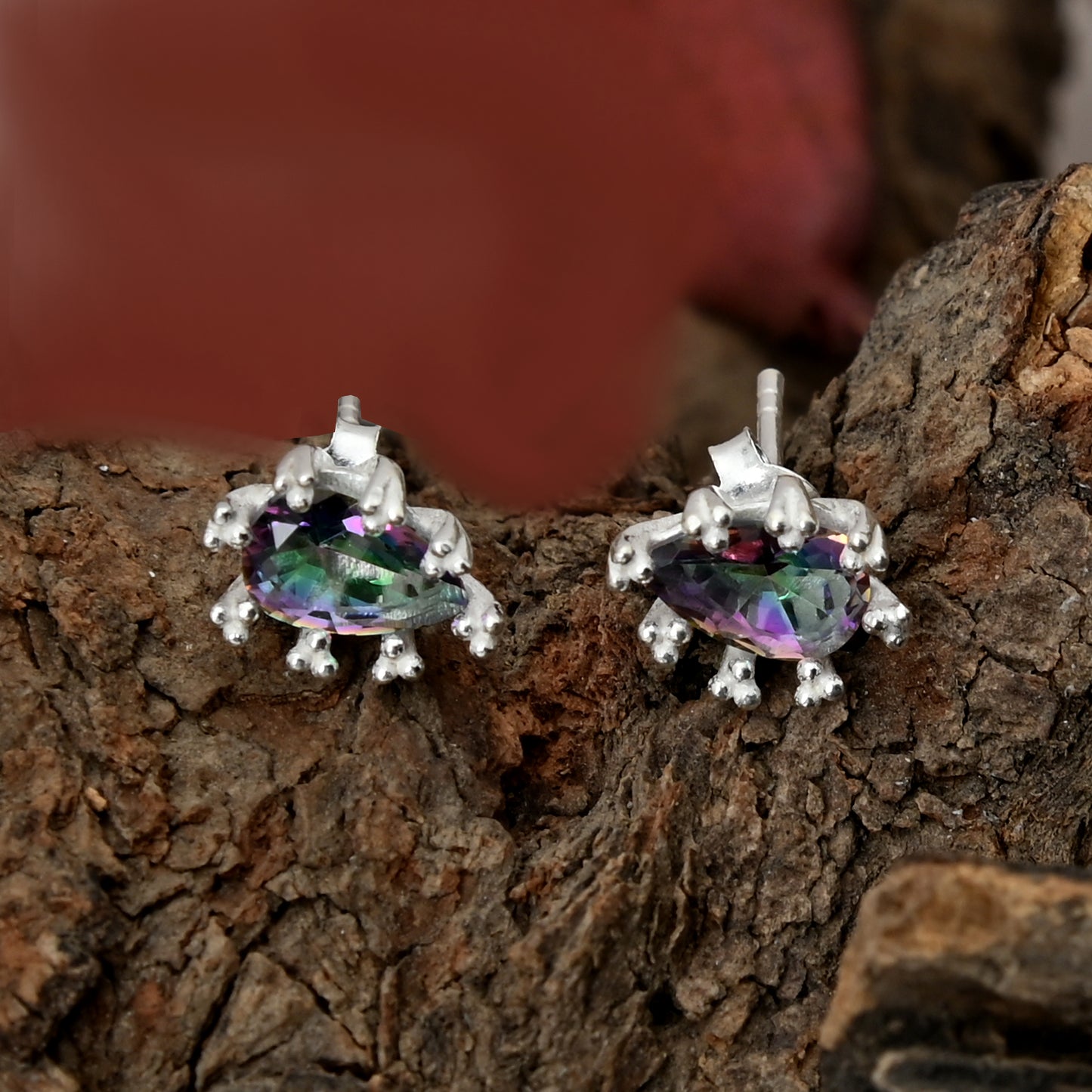 Pear Ear Studs