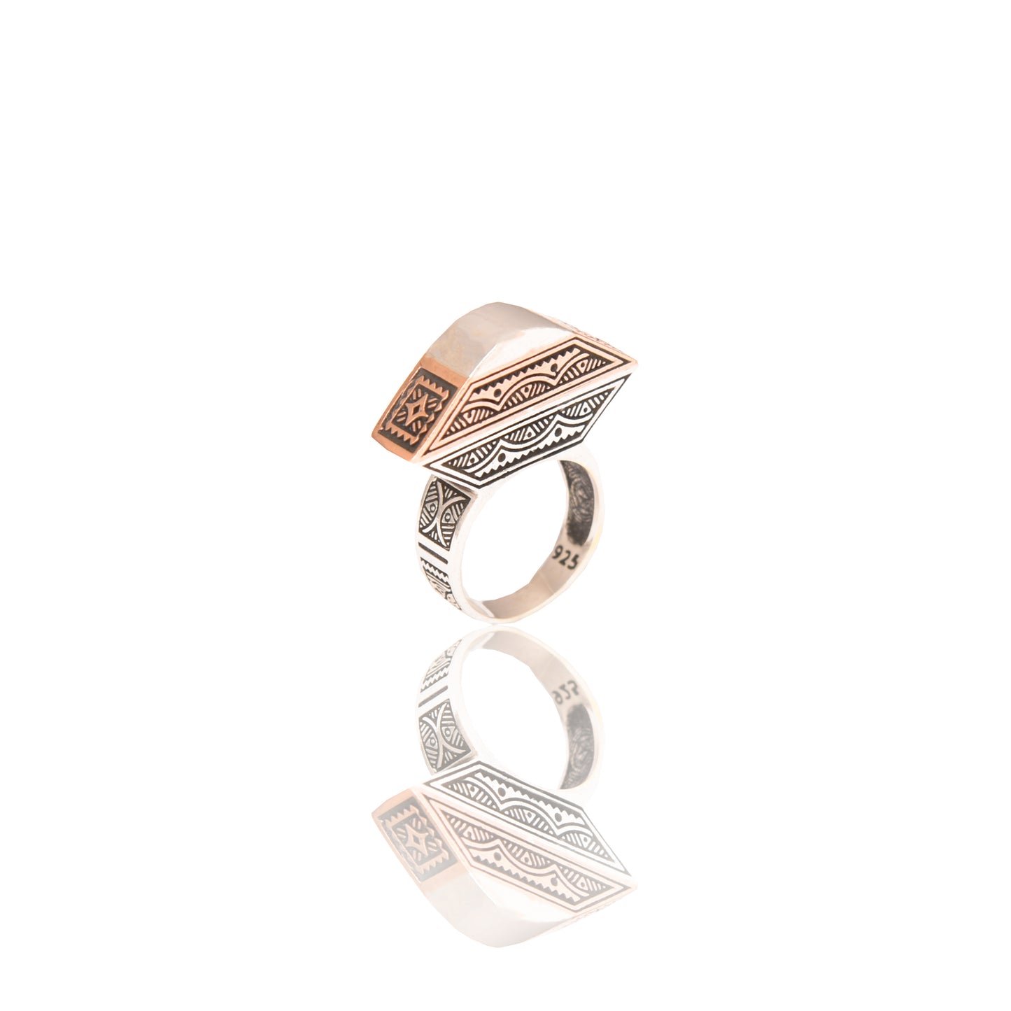 Dual-Tone Tuareg Ring