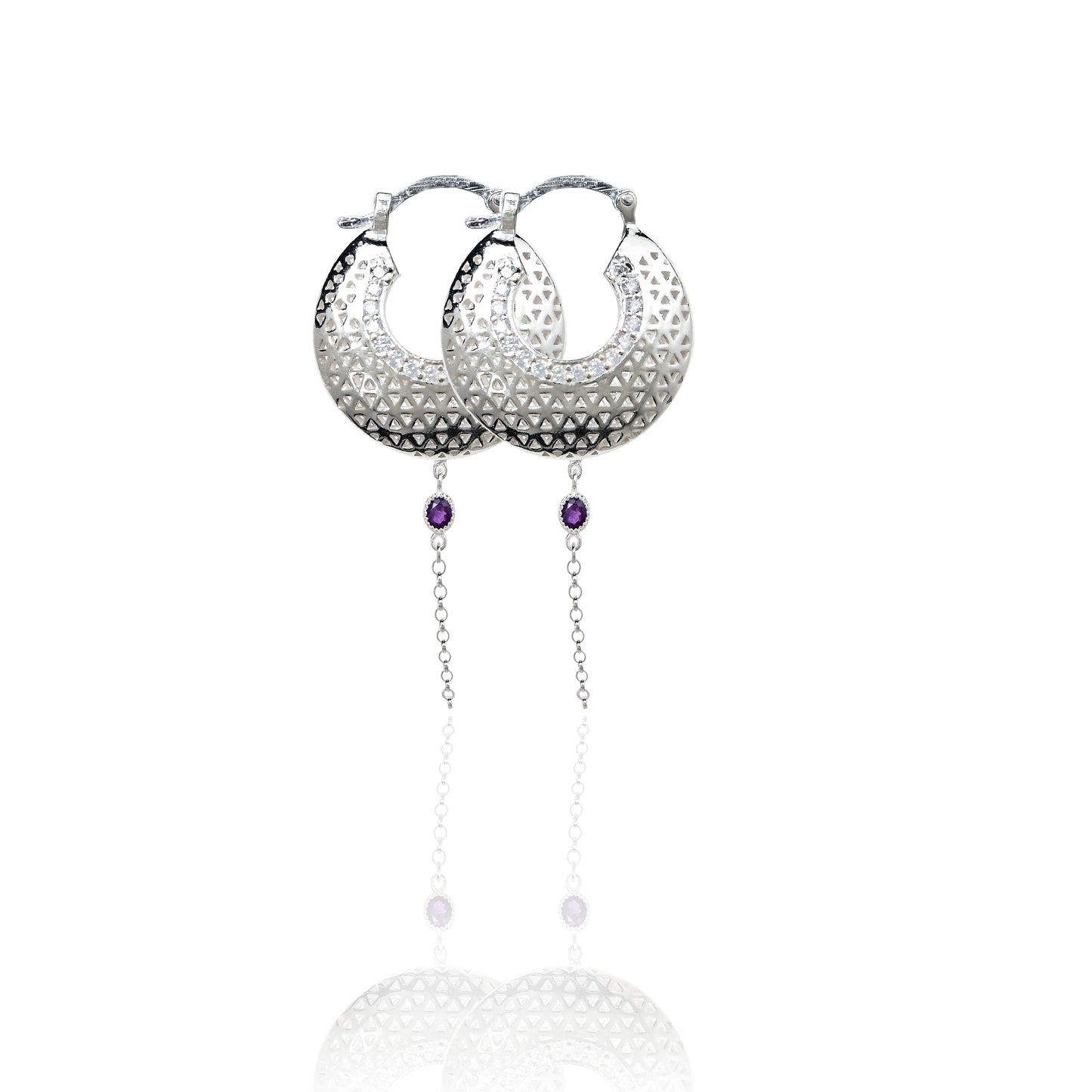 Flower Of Life Ear Hoops