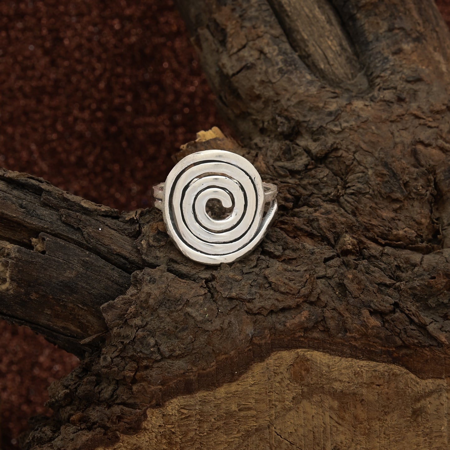 Spiral Statement Ring