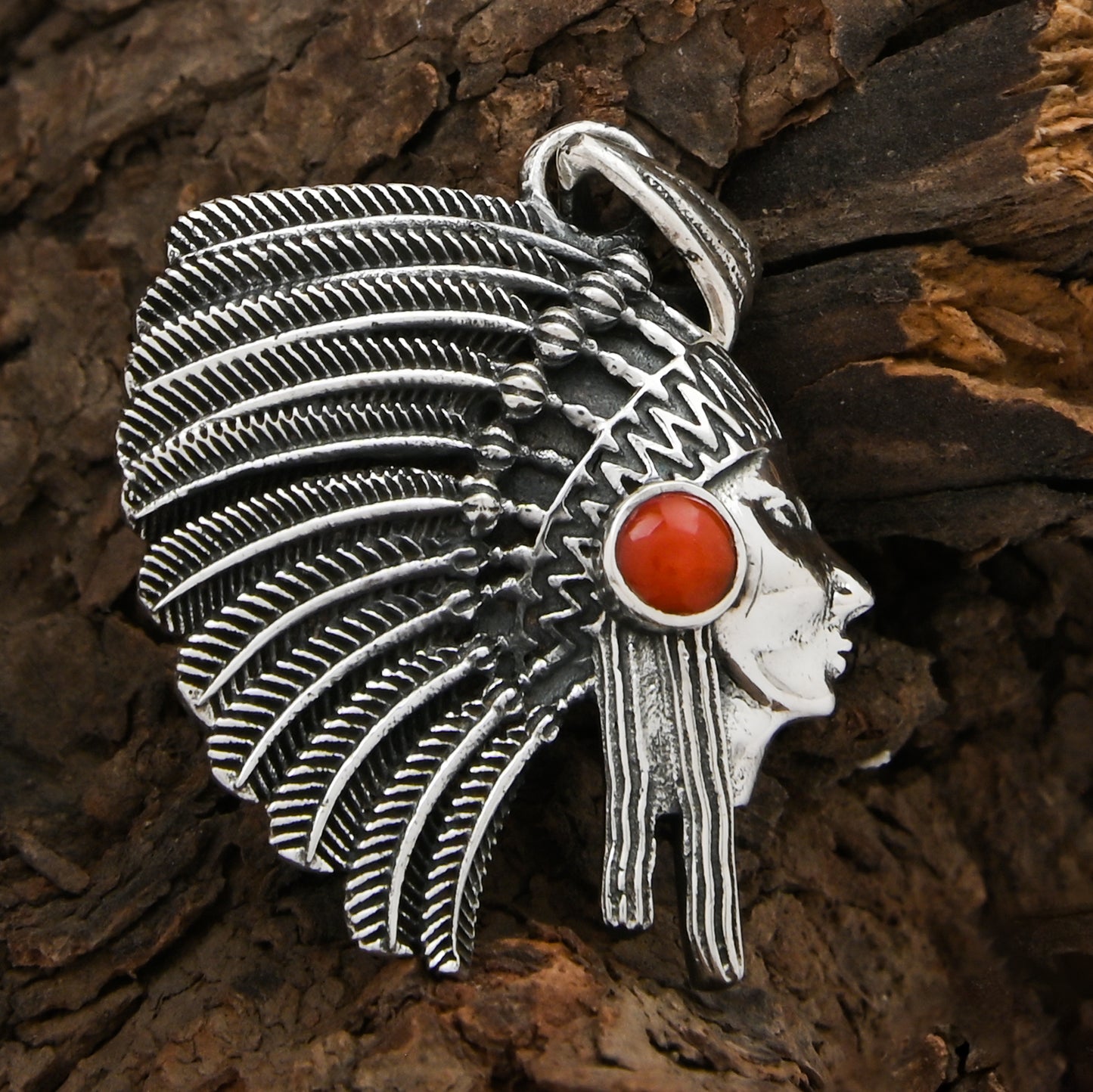 Native American Chief Pendant