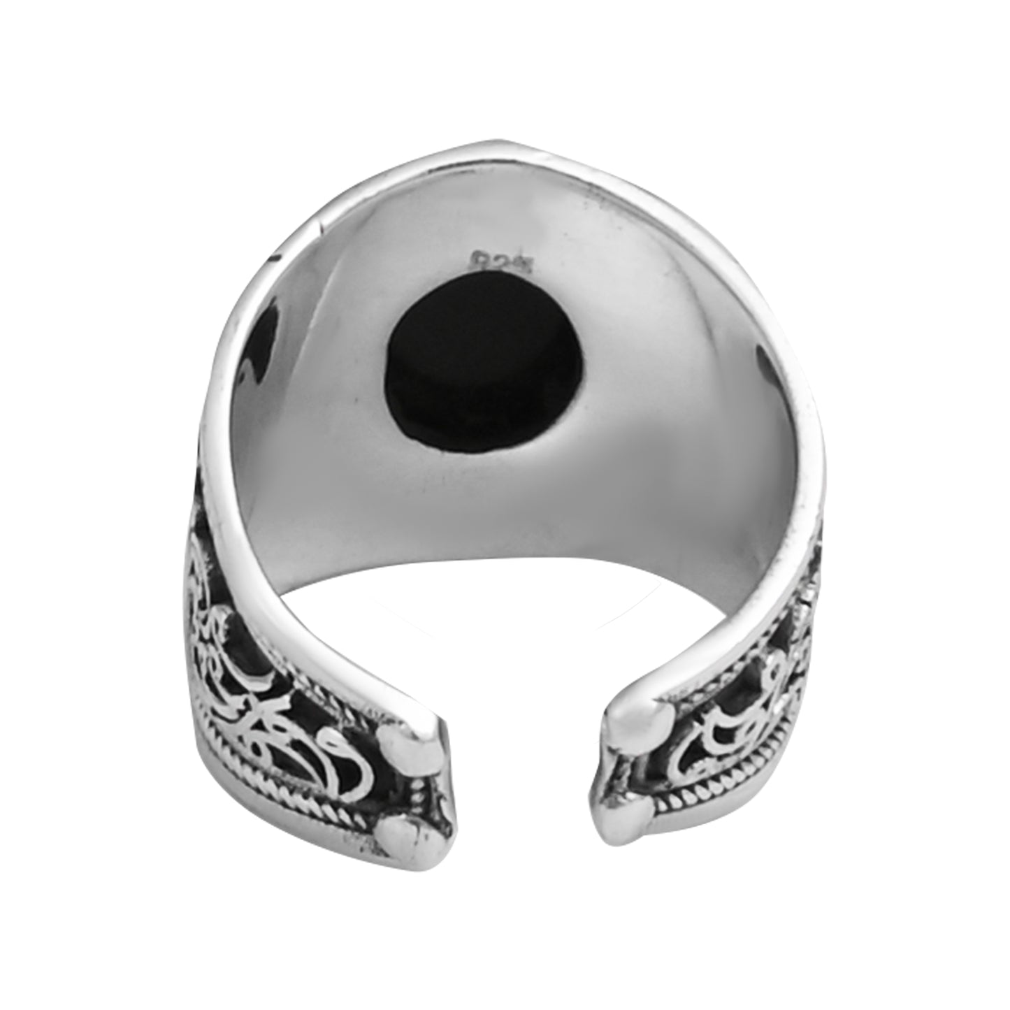 Filigree Stone Ring