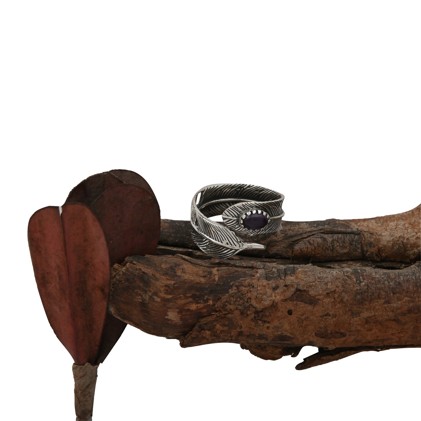 Adjustable Feather Ring