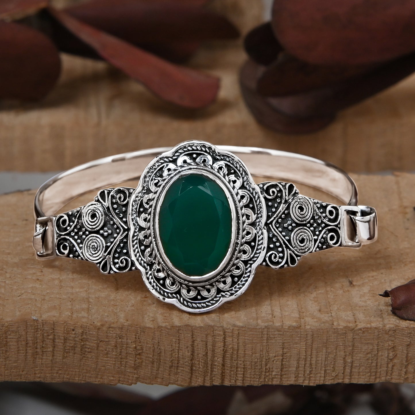 Indonesian Style Oval Bangle