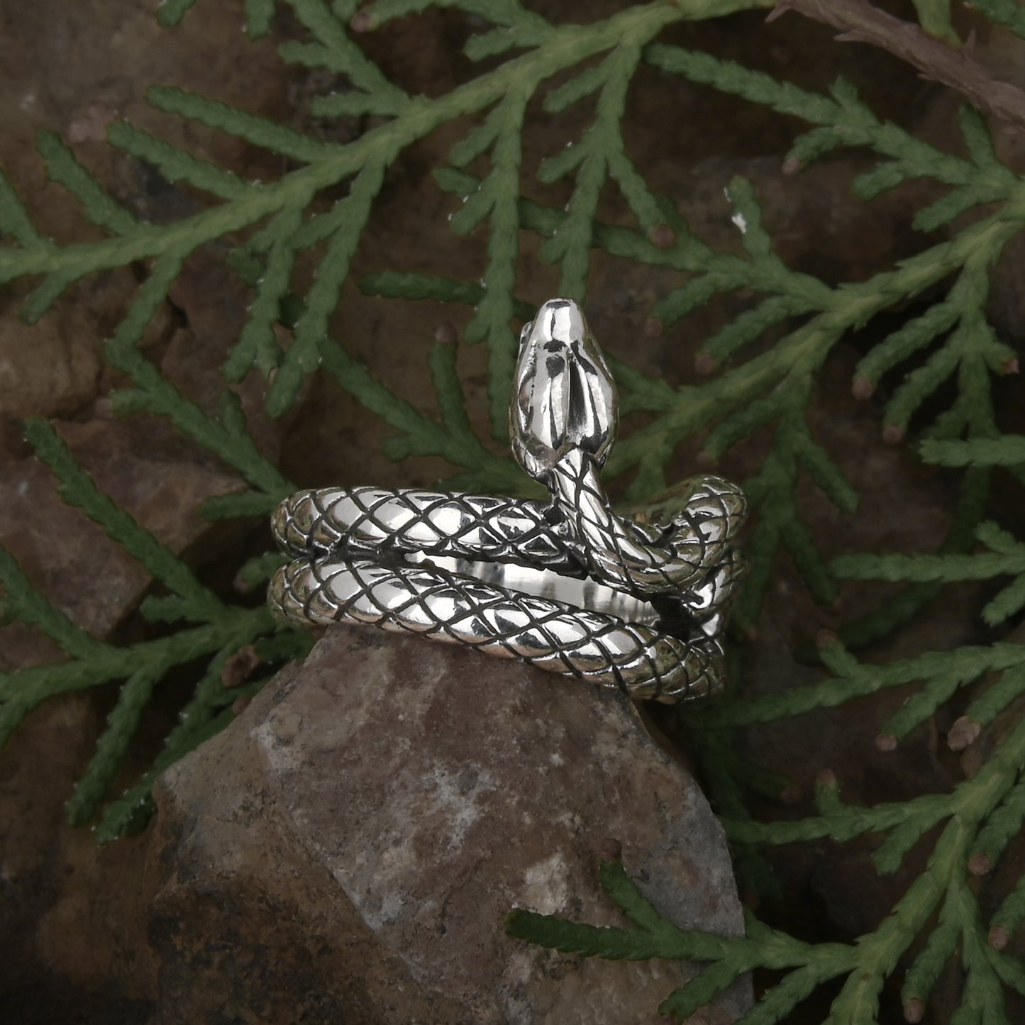 Coiled Snake Ring