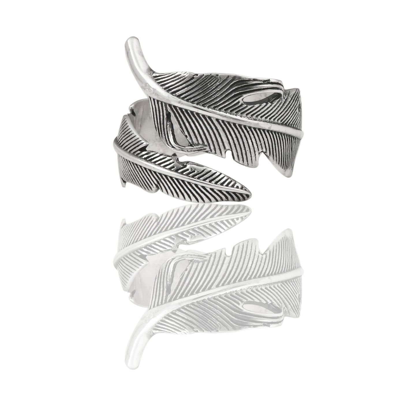 Adjustable Feather Ring