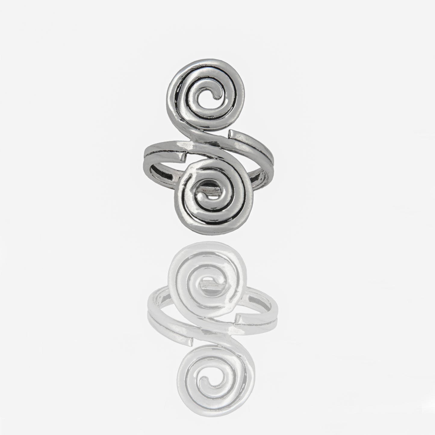 Double Spiral Ring