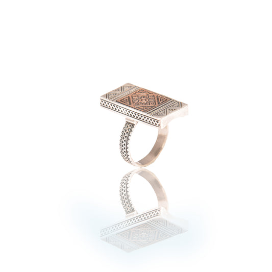 Dual-Tone Tuareg Ring
