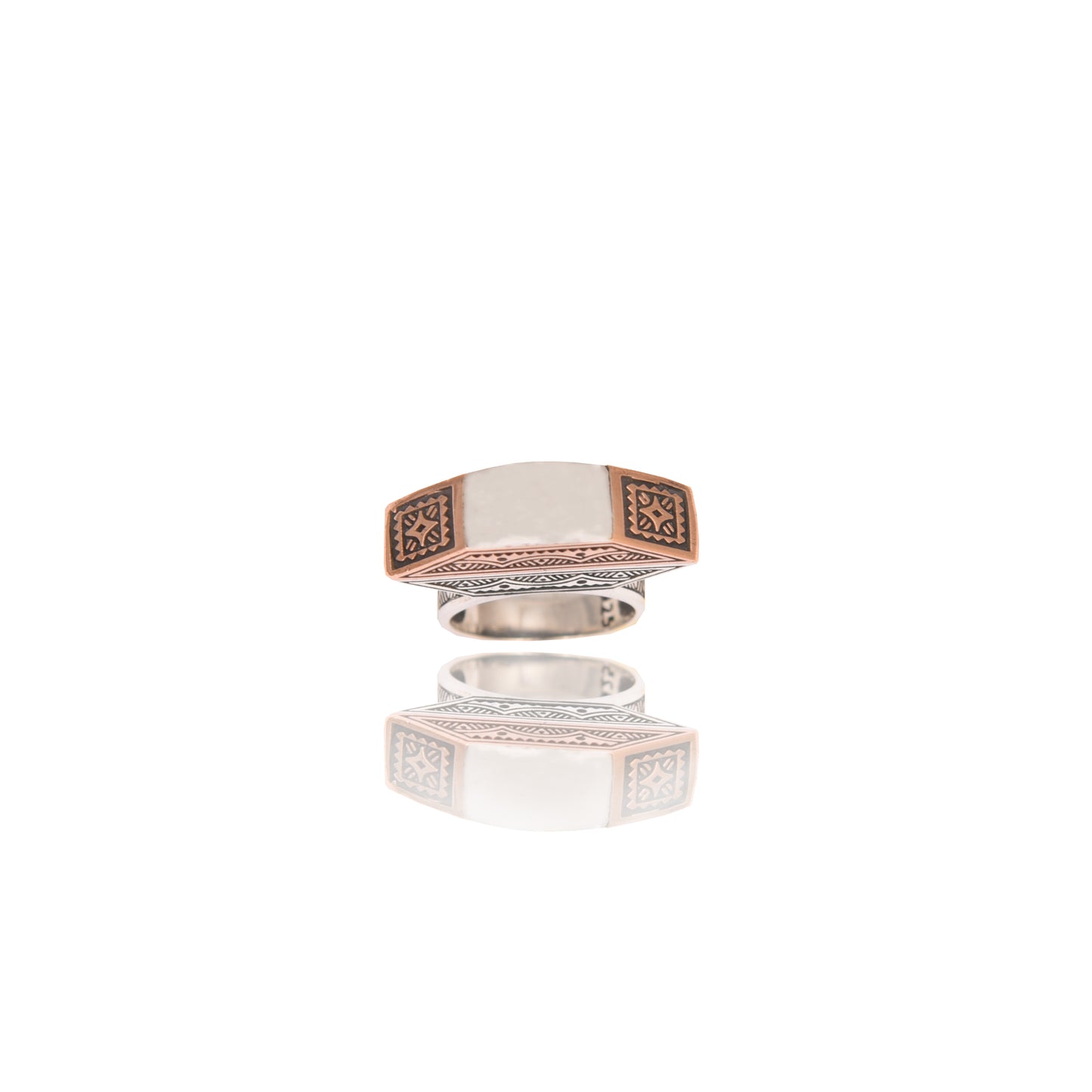 Dual-Tone Tuareg Ring