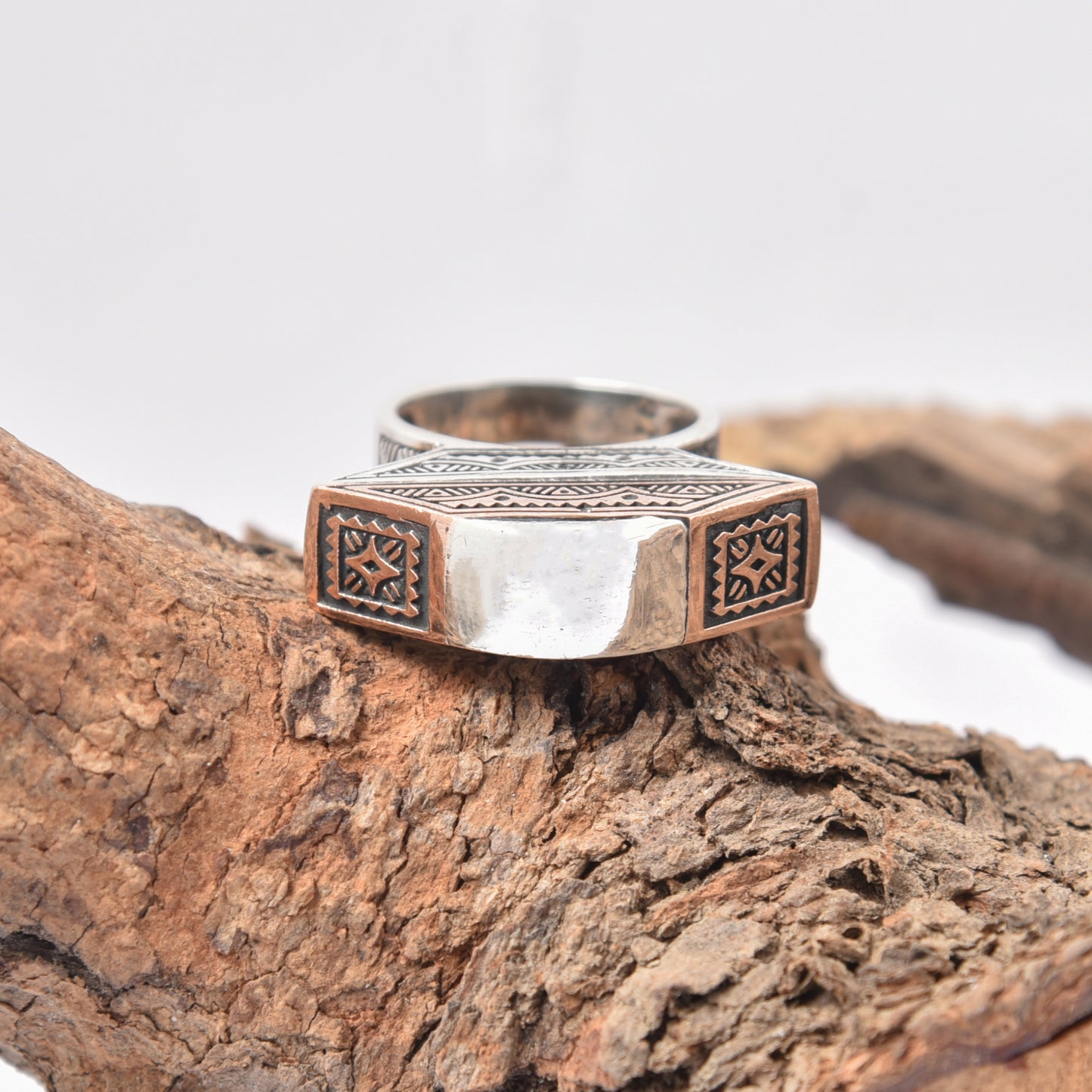 Dual-Tone Tuareg Ring