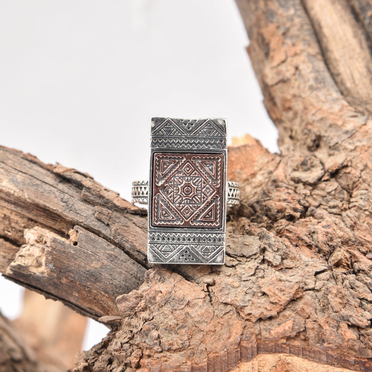 Dual-Tone Tuareg Ring
