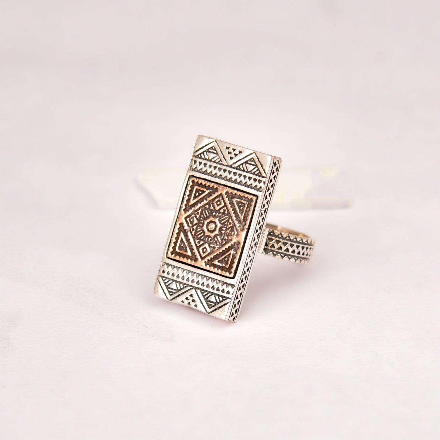 Dual-Tone Tuareg Ring