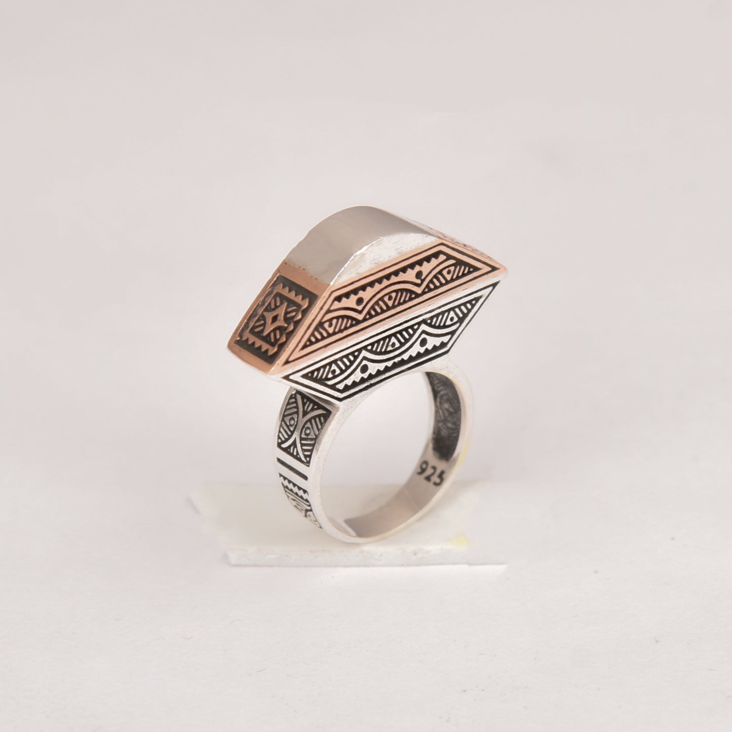 Dual-Tone Tuareg Ring