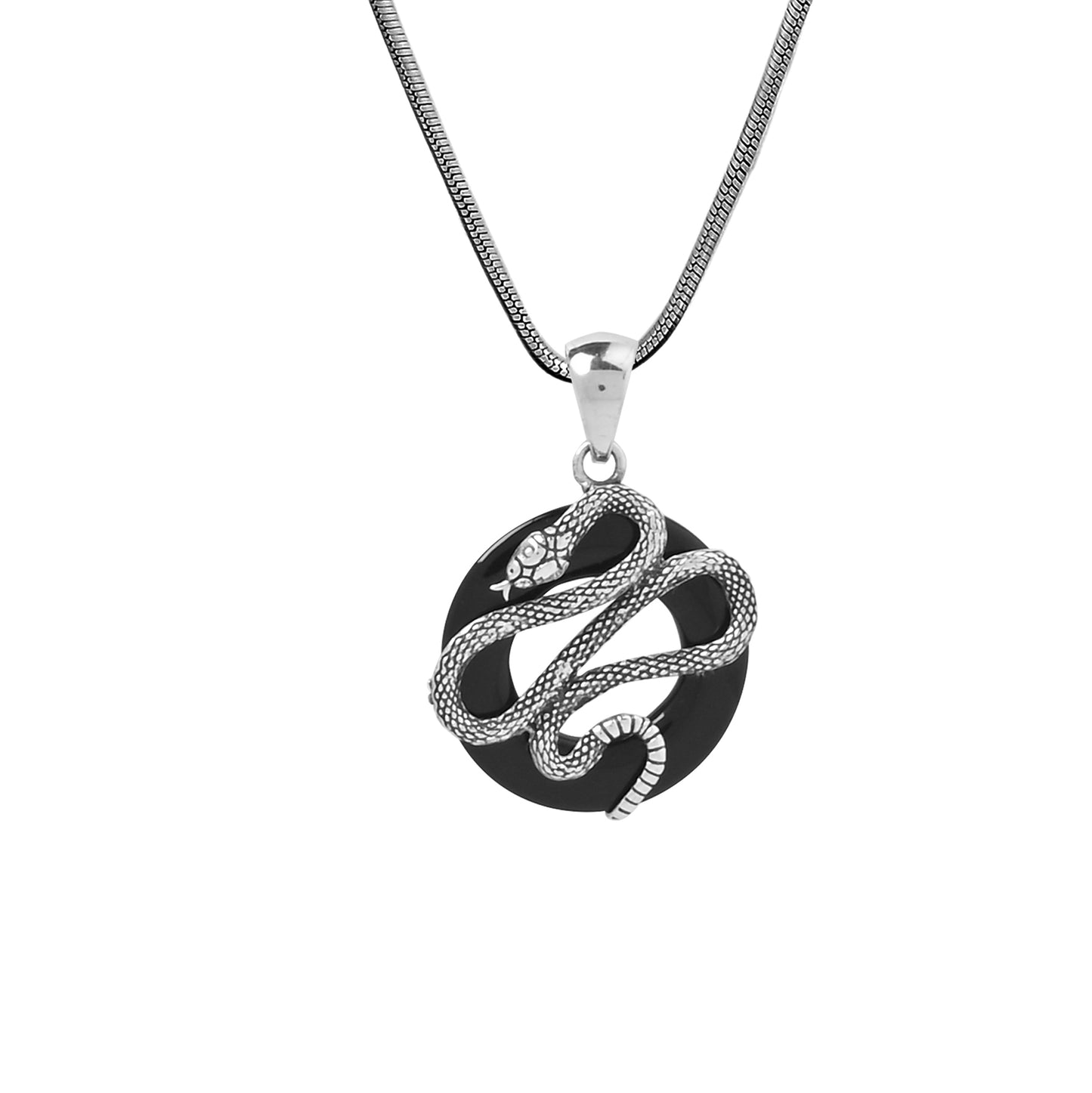 Coiled Snake Pendant