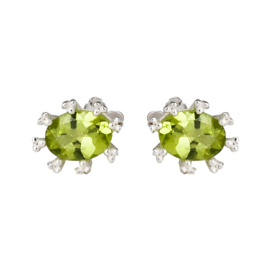 Oval Ear Studs