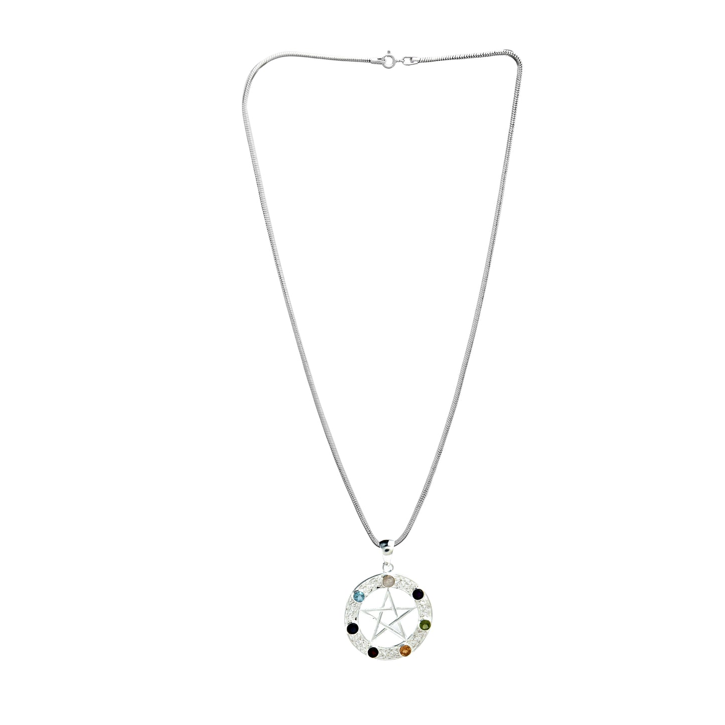 Pentagram Chakra Pendant