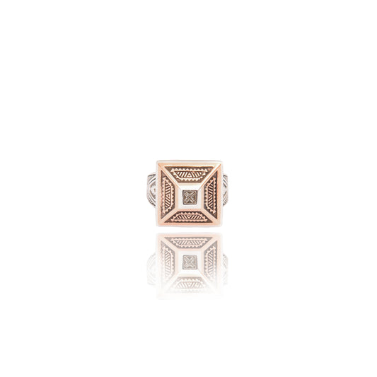 Dual-Tone Tuareg Ring