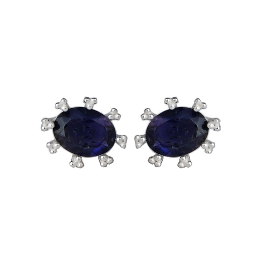 Oval Ear Studs