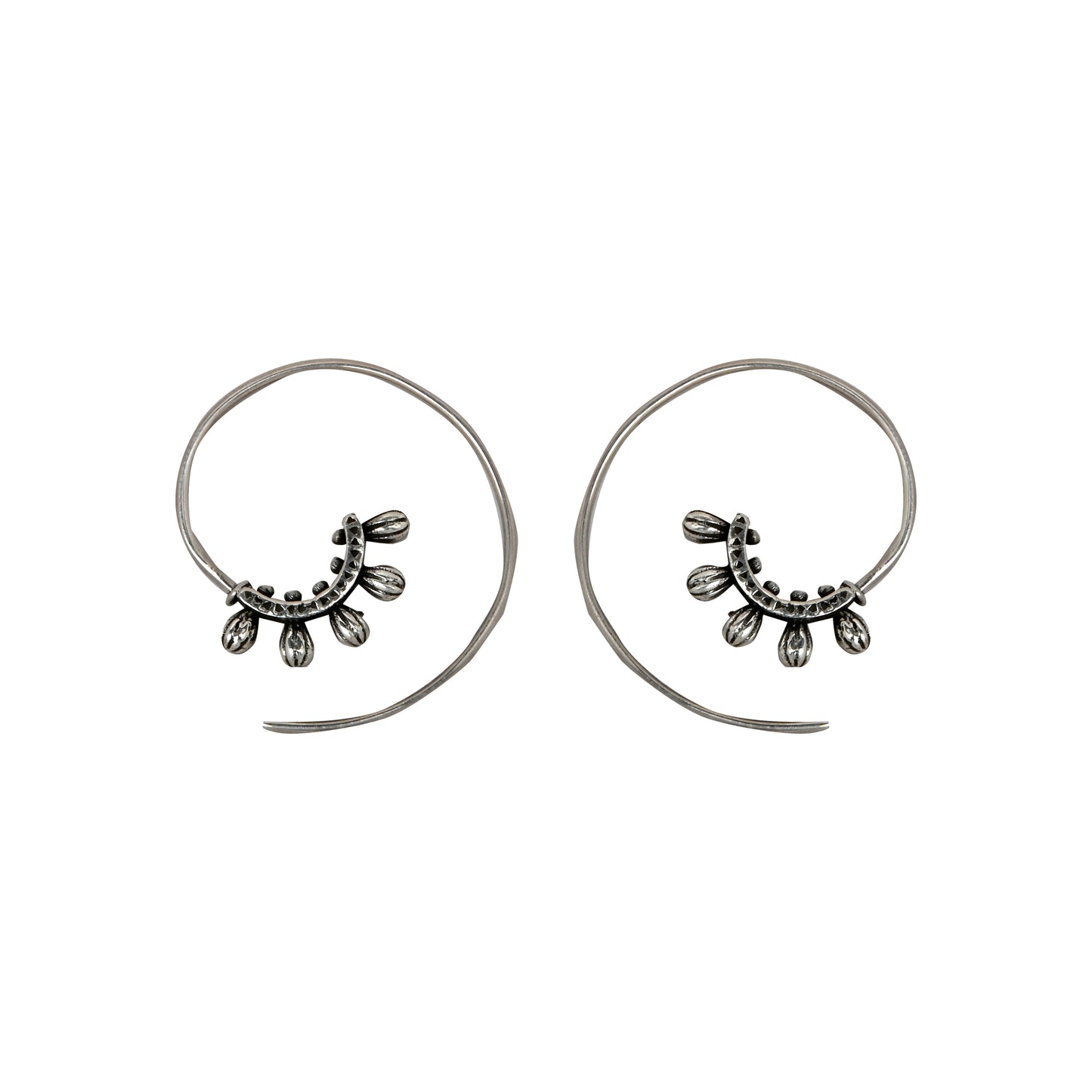 Indonesian Spiral Earrings