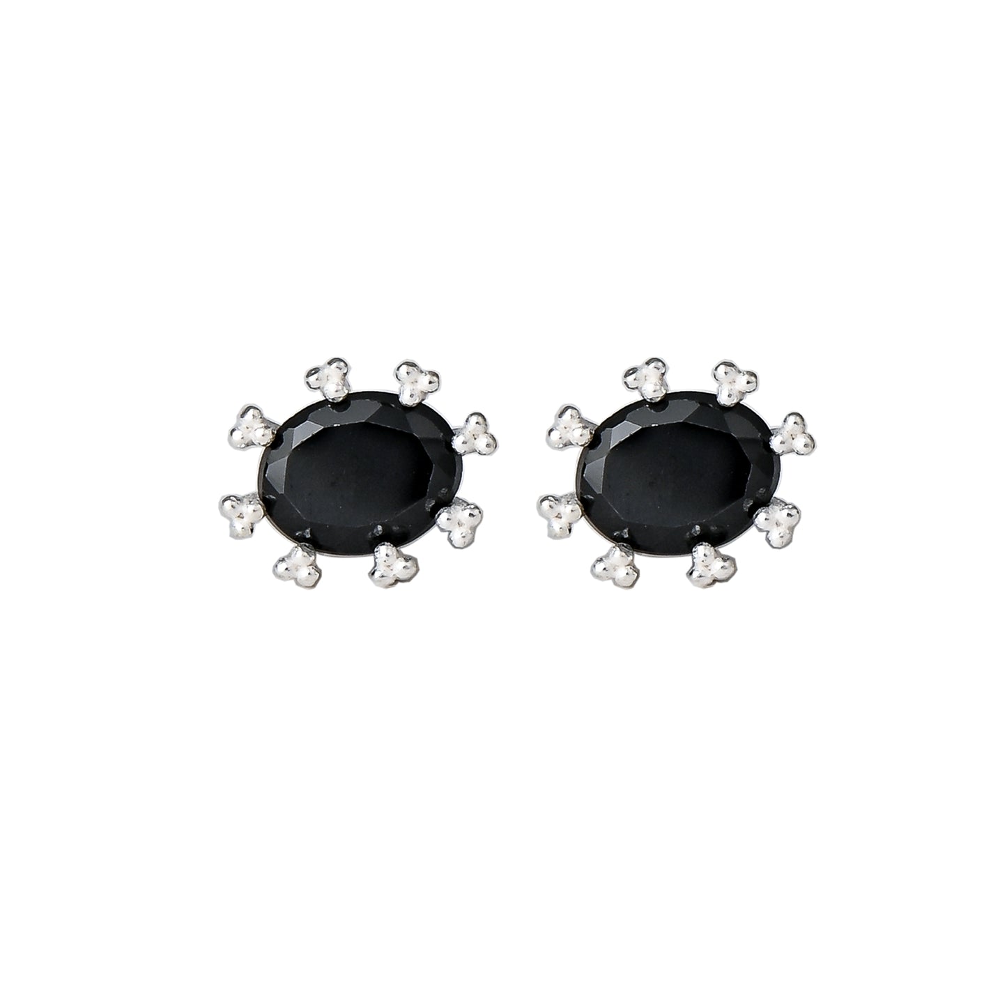 Oval Ear Studs