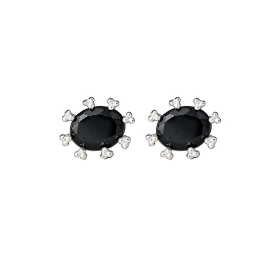 Oval Ear Studs
