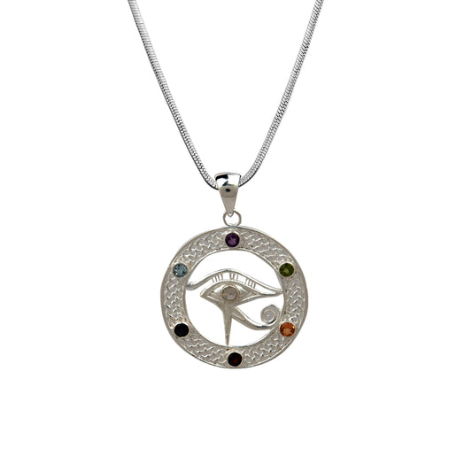 Eye Of Horus Chakra Pendant