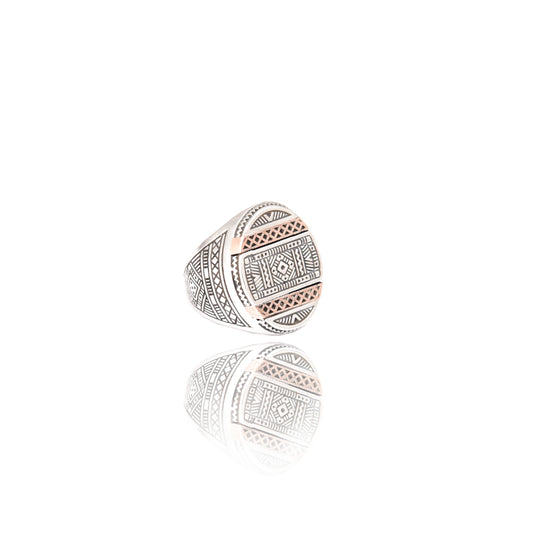 Dual-Tone Tuareg Ring