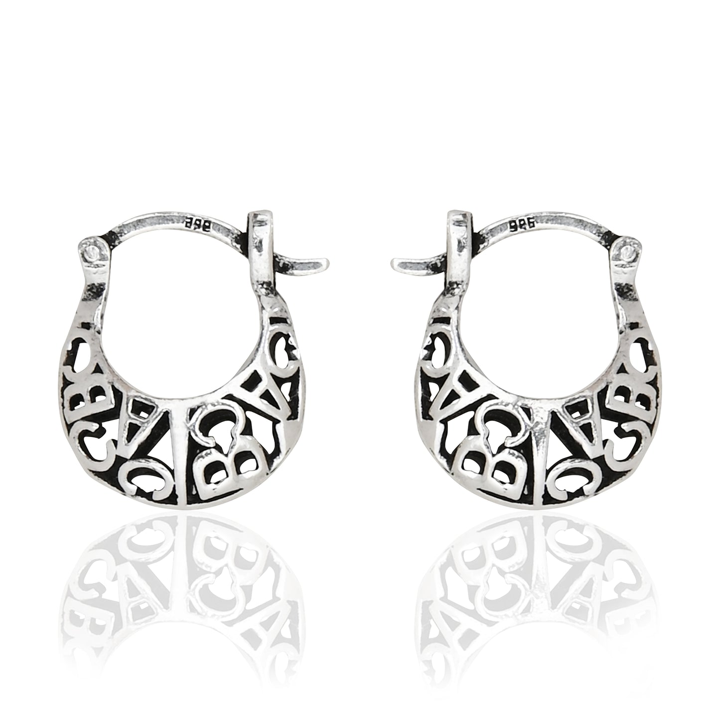 Alphabet Ear Hoops
