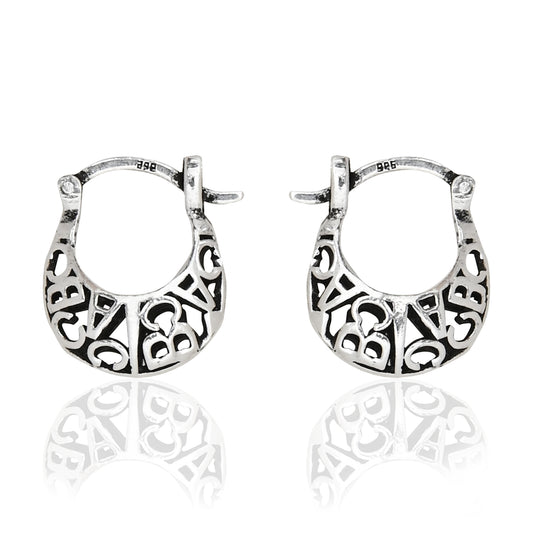 Alphabet Ear Hoops