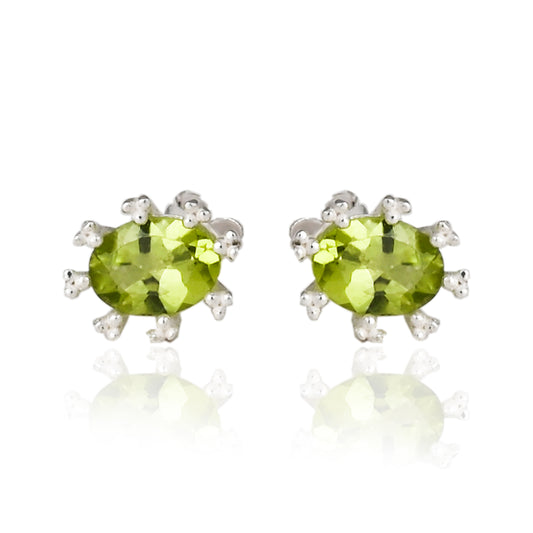 Oval Ear Studs