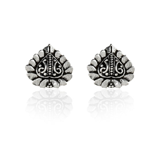 Indonesian Leaf Ear Studs
