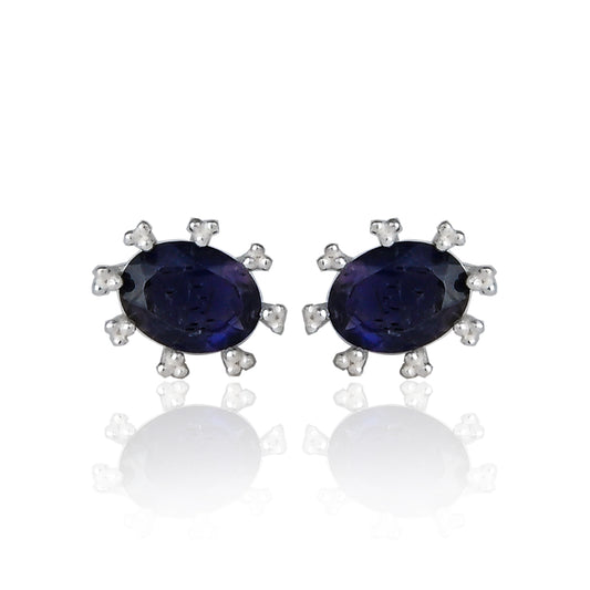 Oval Ear Studs