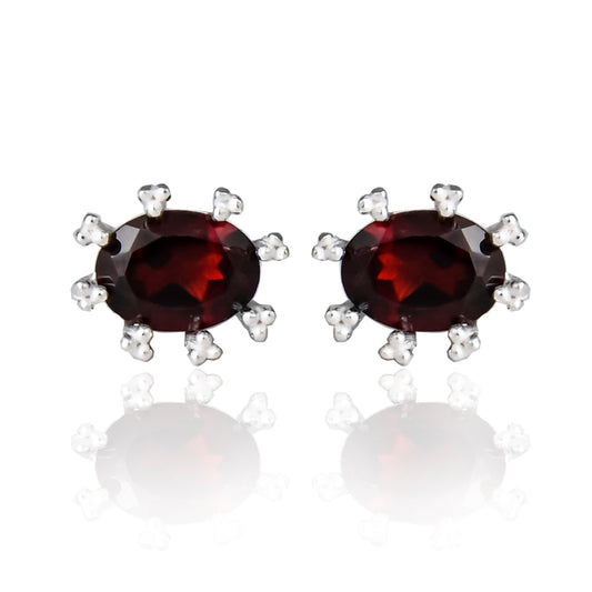 Oval Ear Studs