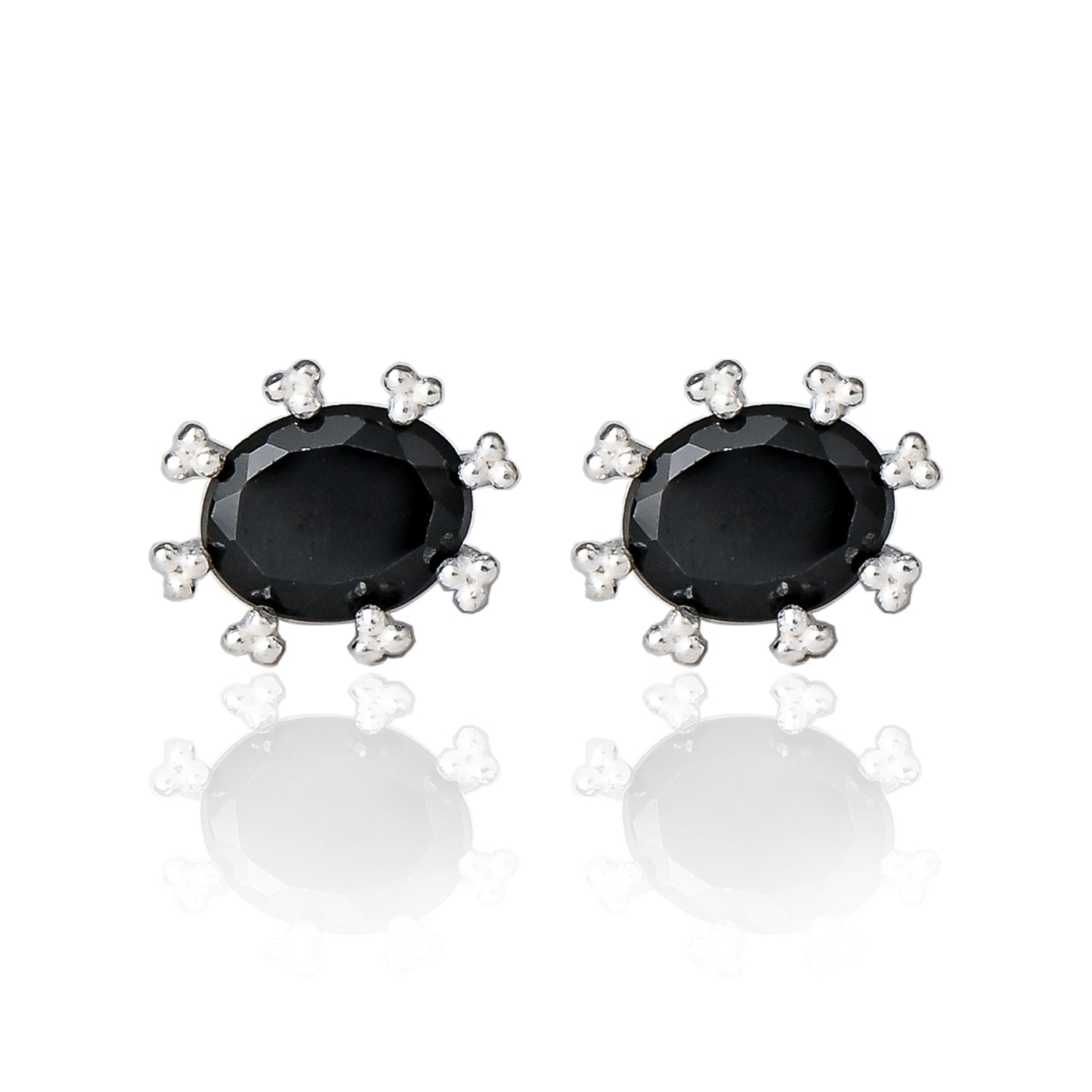 Oval Ear Studs