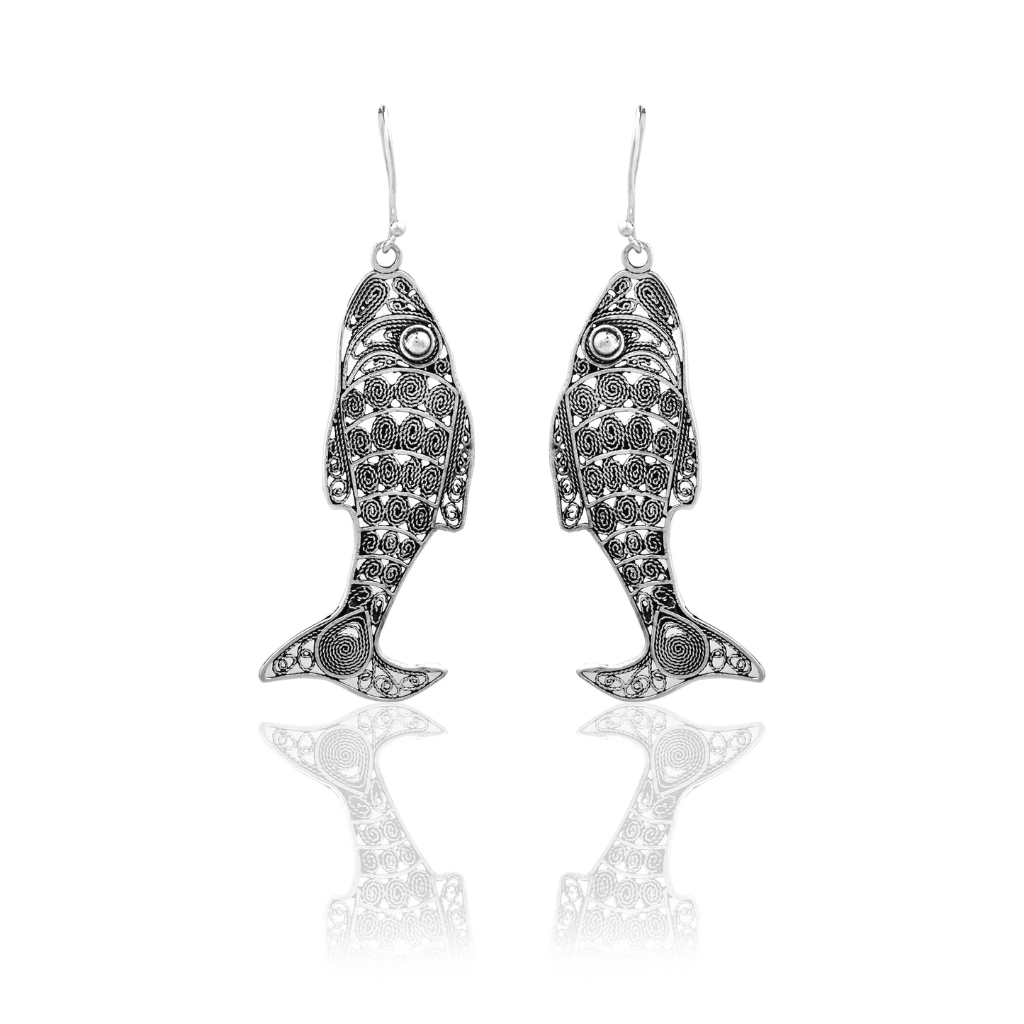 Filigree Fish Earrings
