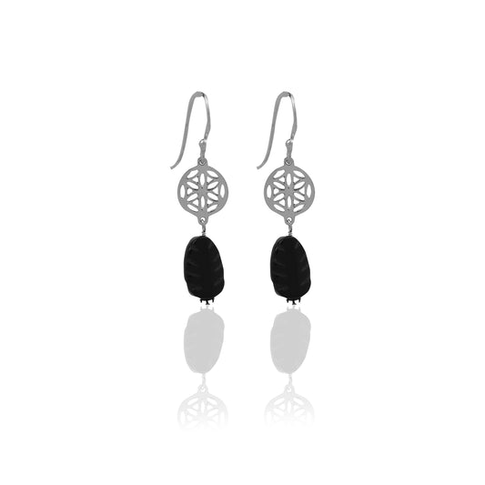 Flower Of Life Dangling Earrings