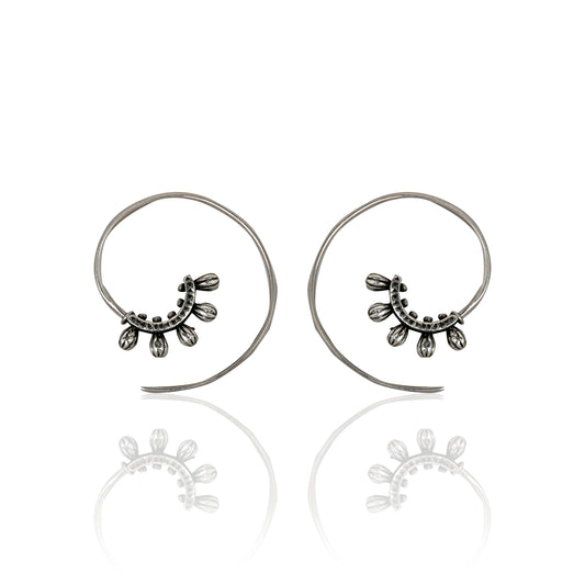 Indonesian Spiral Earrings