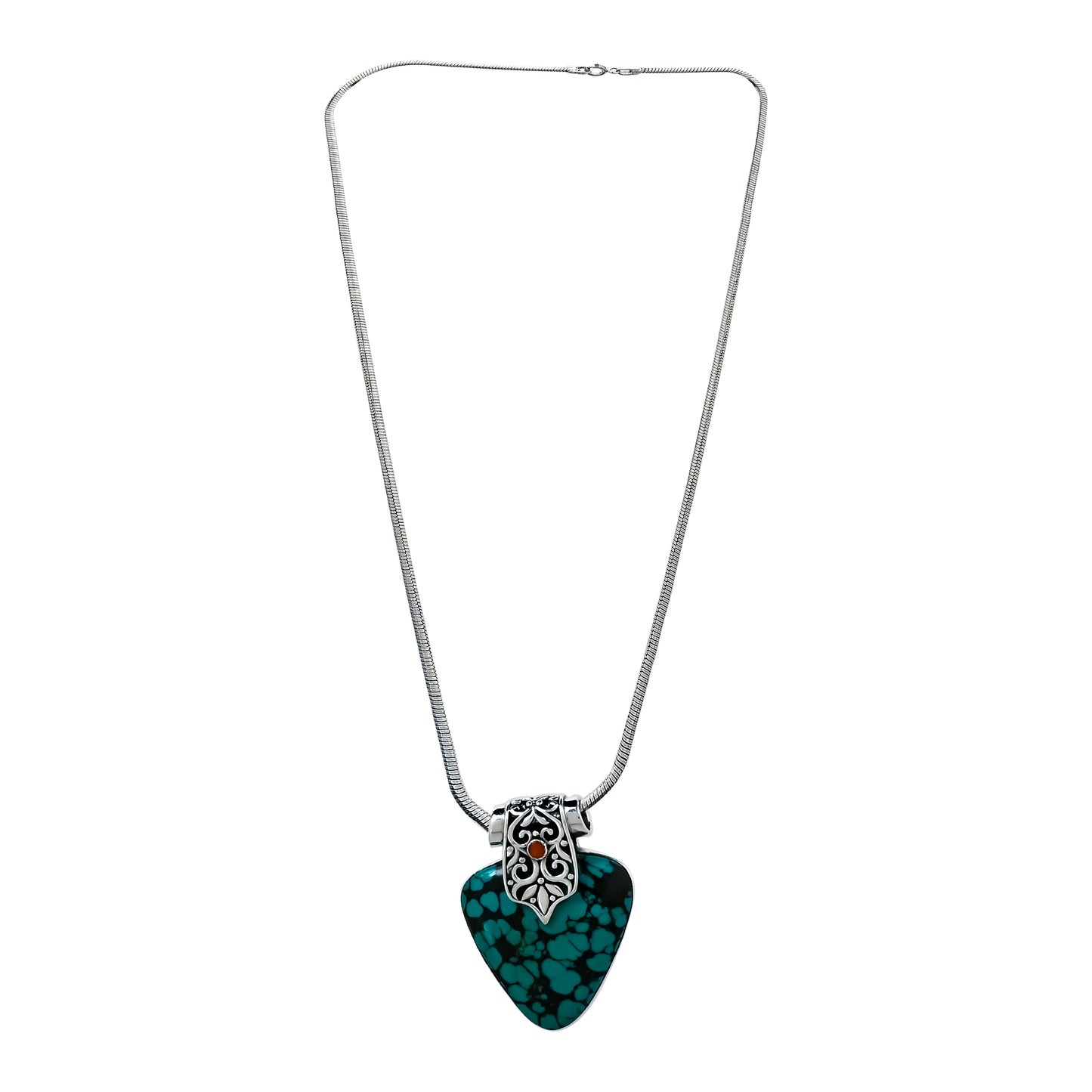 Indonesian Style Turquoise Pendant