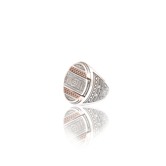 Dual-Tone Tuareg Ring