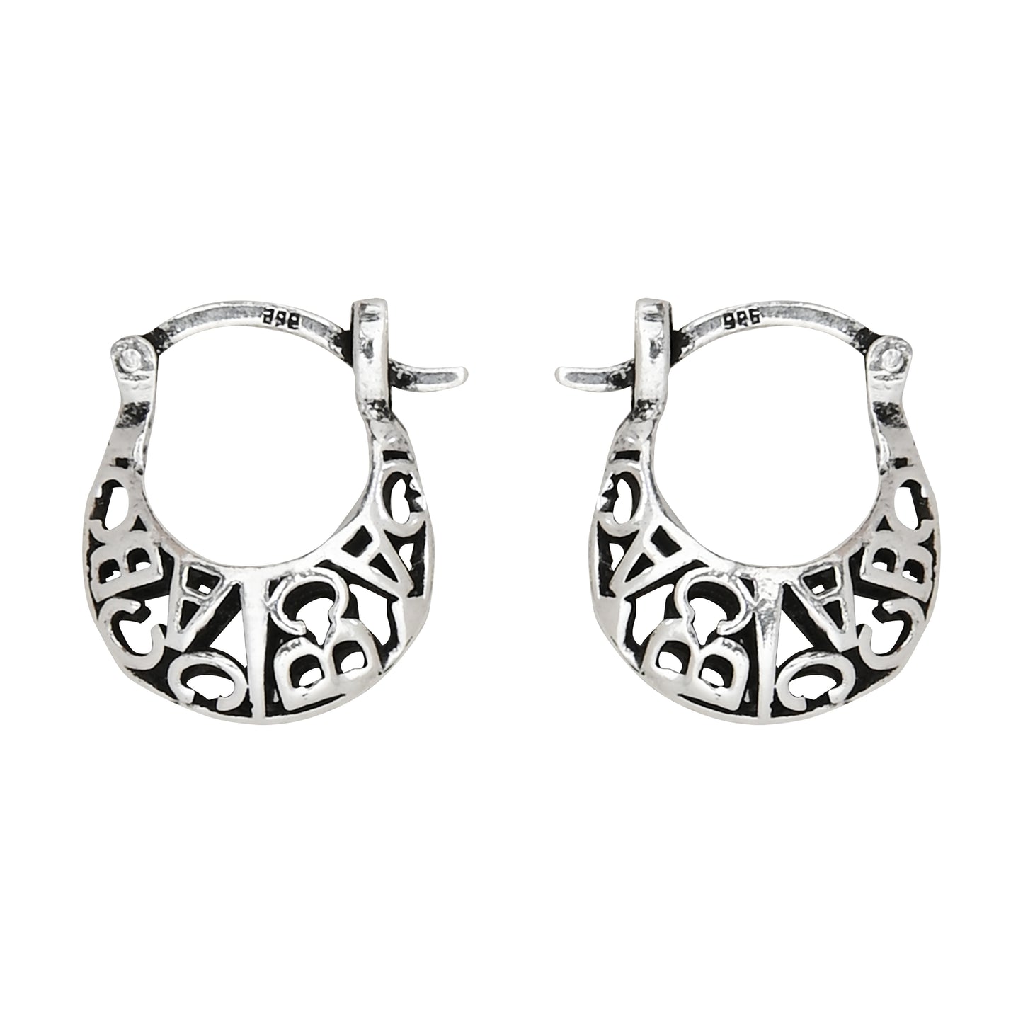 Alphabet Ear Hoops