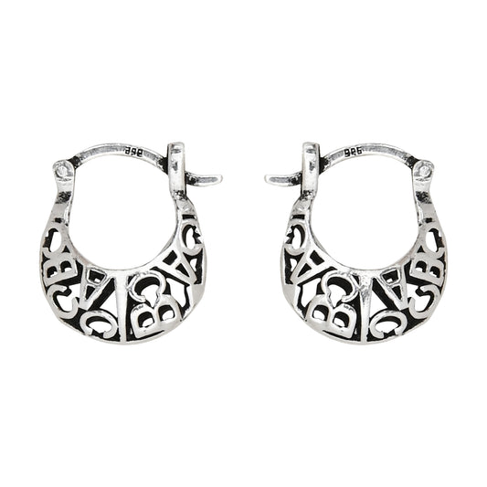Alphabet Ear Hoops